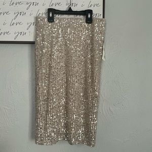 Fully Sequin Midi skirt